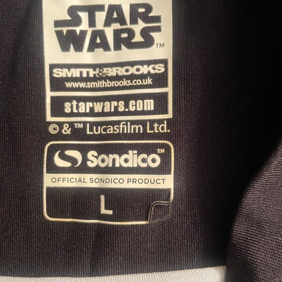 Star Wars Vintage Darth Vader Athletic Workout Shirt Sondico Mens Large - Picture 10 of 14